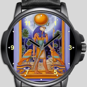 Egyptian God Art Ra Stylish Rare Quality Wrist Watch