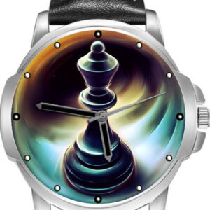 Bishop Chess Piece  Art Stylish Rare Quality Wrist Watch