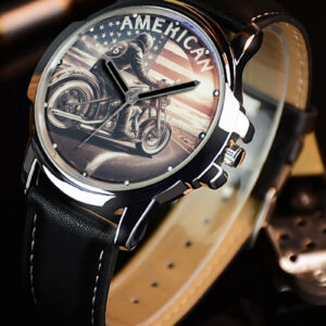 American Biker Route 66 Art Unique Beautiful Wrist Watch