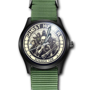 Ghost Hunter Art Army Style Nylon Strap Gift Wrist Watch