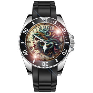 Medusa Demon Fantasy Art #1 Sporty Style Wrist Watch