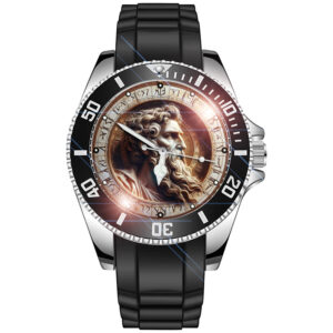 Mosses Biblical Hebrew Religious Leader Art Sporty Style Wrist Watch