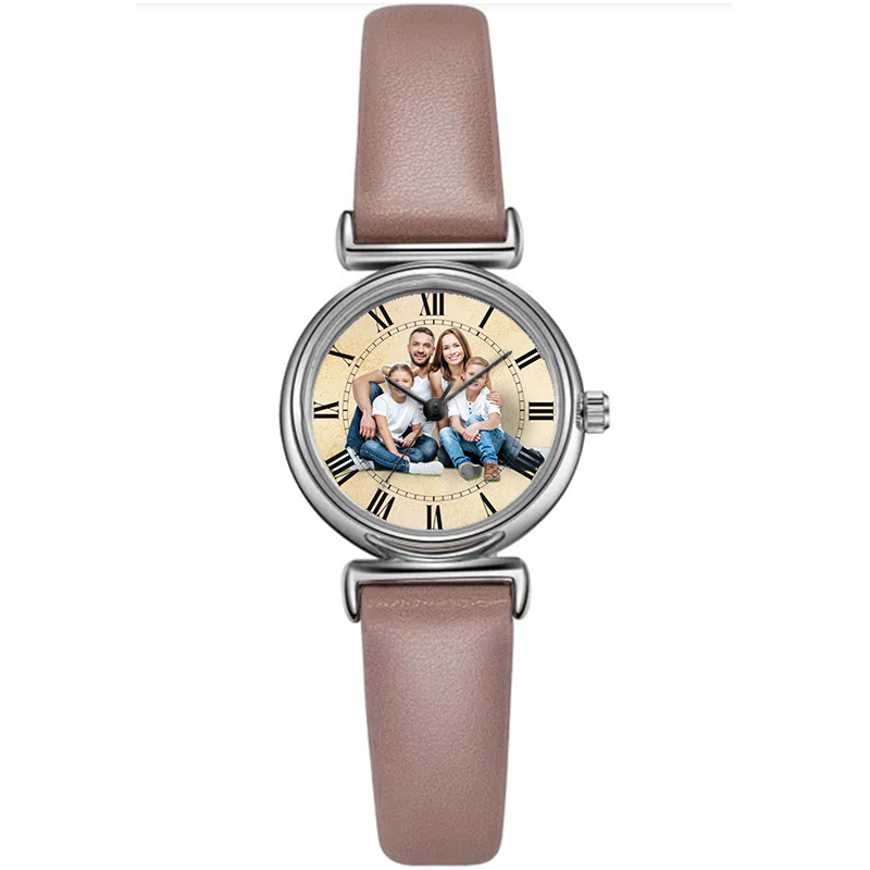 Custom Personalised Girl Ladies Trendy Fashion Wrist Watch 24mm Dial Small Wrist