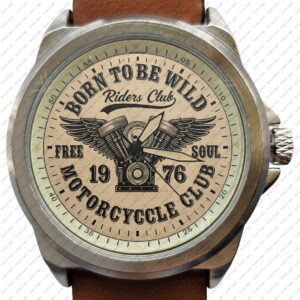 Born Tobe Wild Bikers Theme Art Stealth Series Unique Wrist Watch