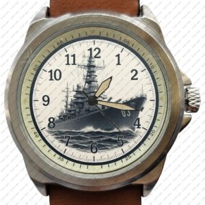 Destroyer Battle Ship Navy Art Stealth Series Unique Wrist Watch
