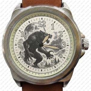 Werewolf Retro Theme Art Stealth Series Unique Wrist Watch